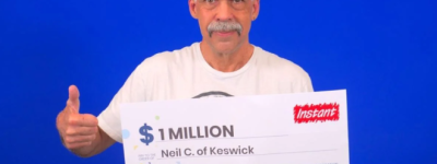 安省爷爷创奇迹！买彩票9年中了3次大奖，这次是100万元