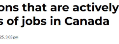 加拿大5类热门职业大规模招人: 门槛低、前景好! 无学历也能上手