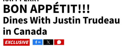 劲爆! 杜鲁多和”水果姐”在加拿大一起吃龙虾大餐! 暧昧画面曝光!