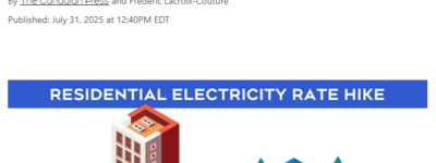 魁省电力局要连涨三年电费，居民账单要涨成这样…