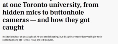 别以为小事！多伦多大学严惩作弊，14人开除，34人停学五年！