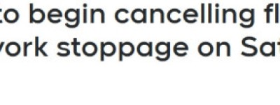 定了！加航正式宣布停飞，航班分批取消，1万名空乘周六罢工！