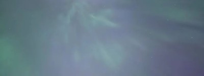 大温再现炫丽极光，追光人捕捉奇幻美景