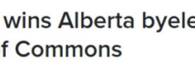 博励治回归！阿省补选以绝对优势获胜，重返加拿大国会
