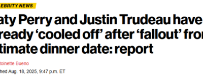 爆料! 杜鲁多新恋情”凉了”: 两人曾擦出火花, 但现在只是朋友!