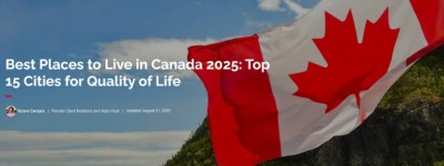 加拿大宜居城市最新排名出炉，多伦多跌出前十，安省最佳是…