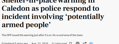 “立即就地避险”！安省警方突发警告：要求居民留在家中，拉好窗帘