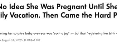 45岁妈妈来加拿大度假，蹲厕所竟生下一娃！完全不知怀孕！