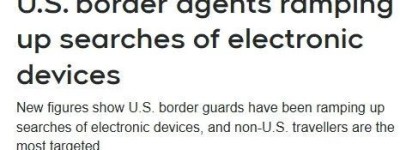 华人亲历：进美国被盘问查手机戴手铐拘禁80小时后遣返！