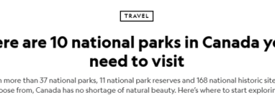 多伦多这座国家公园登上《国家地理》必去榜Top10! 安省上榜2个!