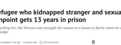 “她是华人,开保时捷,有钱”! 多伦多华人女子惨遭难民性侵+虐待!