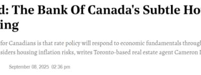 转向鹰派! 加拿大央行发出惊人住房警告: 利率走势或将彻底改变