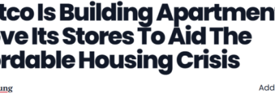 Costco转型了？超市楼上要建公寓！温哥华很大可能跟进！