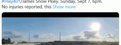 惊魂! 多伦多21岁男子驾车在401高速中央逆行! 网友: 印度人吧?