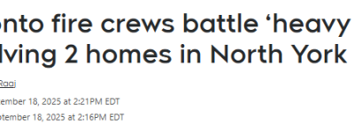 Fairview Mall旁突发大火连烧多栋住宅 居民紧急疏散