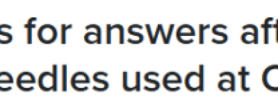 大多伦多诊所”脏针头”引爆全网! 母亲哽咽: 孩子在那缝过针!