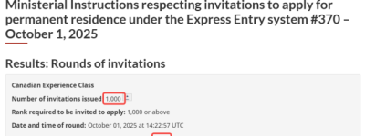 加拿大EE最新抽分公布! 连续三轮维持高分, 仅1000人受邀