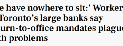 杠上了! RBC银行警告员工: 不遵守”返岗令”, 就扣薪水! 强制打卡!