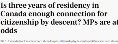 加拿大新修公民法: 给11.5万外国人送身份! 无需语言, 直接入籍!