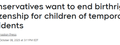 “废除出生公民权”提案曝光 自由党阻挠!全民怒吼:堵漏洞、关国门