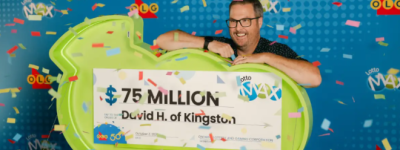 安省男子中7500万元Lotto Max头奖：换房环球旅行加回馈社会