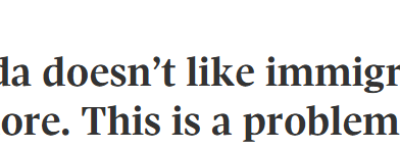 加拿大不再喜欢移民了! 一位华人担忧: 我们要把目光放长远!