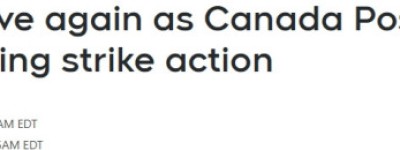 邮箱有信了！加拿大邮政恢复投递，但罢工仍在继续