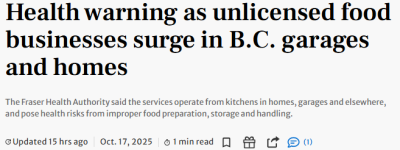 华人朋友圈常见的”家庭厨房”被点名! 卫生局警告: 别再吃了