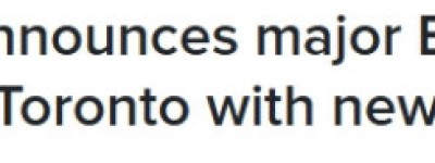 多伦多市中心机场升级！加航将首开跨境航线直飞四城！