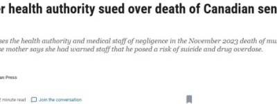 悲剧！加拿大华裔参议员之子离奇身亡，母亲怒告医院疏忽