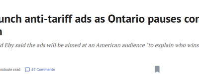 加拿大这个省”学习福特”: 让美国明白谁是赢家, 谁是输家!