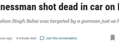 加拿大68岁印度裔大亨家门口遭行刑式枪杀，社区极度震惊