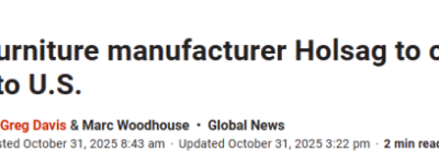 突发! 安省老牌大厂宣布关闭, 搬去美国! 65年历史终结!