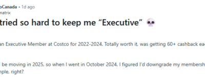 被加拿大Costco店员恶心到了: 说了一大堆, 就是不想让你降级!