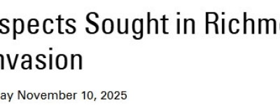 列治文山华人区一家五口民宅遭闯入洗劫 警缉4名南亚裔嫌犯