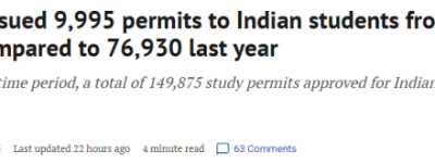 加拿大严卡印度留学生签证: 15万锐减至1万! 两年狂跌93%