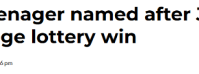 幸运爆棚! 安省18岁小哥刚开始买彩票, 喜中$90万大奖