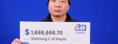 大多伦多华裔男子中彩票大奖：好消息只告诉老婆一个人
