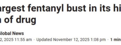 安省破史无前例芬太尼大案！价值650万元，足足46万剂致命毒品！