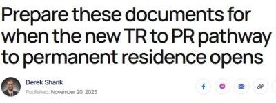 加拿大工签转PR新通道33000名额先到先得！不提前准备=直接出局