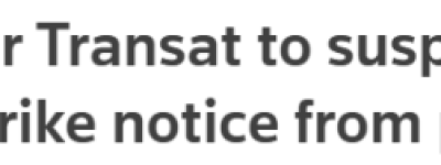 突发! 加拿大这家航司72小时罢工倒计时: 逐步停飞, “遣返”旅客!