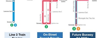 多伦多市长邹至蕙宣布士嘉堡公交专用车道将提前一年竣工