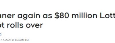 又没人中头奖! Lotto Max奖池突破1个亿! 安省彩民赶快行动!