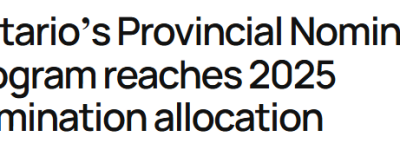 安省省提名今年名额已用完: 仅1万个, 是去年的一半! 明年有变!