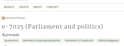 加拿大国会议员发起正式请愿，要求换党即触发补选！