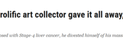 只剩18个月! 加拿大男子将毕生心血, 全部捐赠! 结果癌症好转了