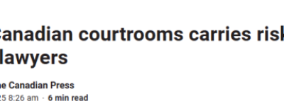 这个行业遭受剧烈冲击! 多伦多律师警告: 慎用AI, 恐得不偿失!