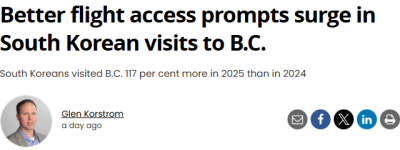 BC旅游市场回暖！亚洲游客猛增！中国游客大批跟团来玩！