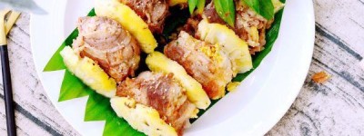 教你做简单美味的咖喱肥牛凤梨饭团，味道确绝了，每天吃都不会腻