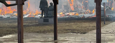 亞省麋鹿島國家公園附近山火 重創烏克蘭遺產村